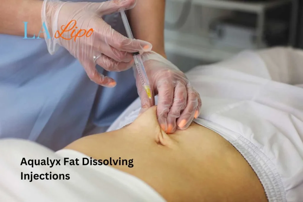 woman having fat dissolving injections Maplehurst in the stomach