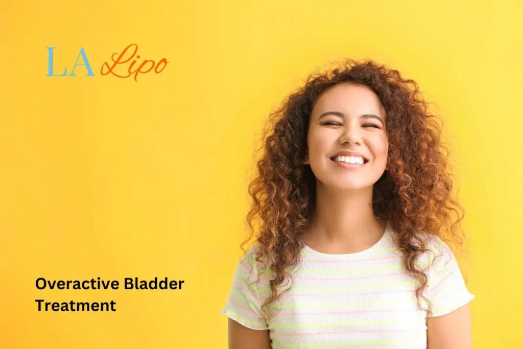woman smiling about overactive bladder treatment Maplehurst solutions